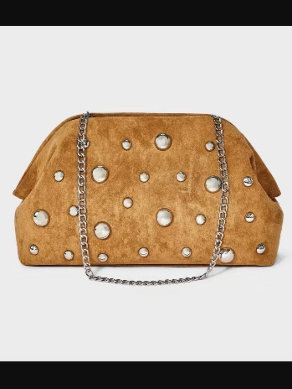 A New Day Studded Shoulder Bag/Clutch NWT